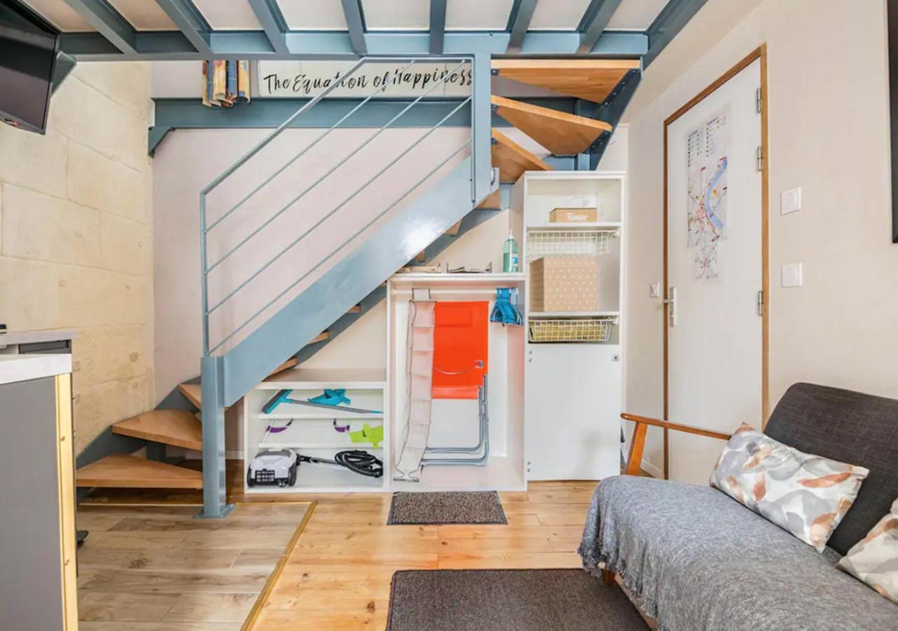 Duplex-Terrasse-Parking-Climatisation Apartment Bordeaux Bagian luar foto